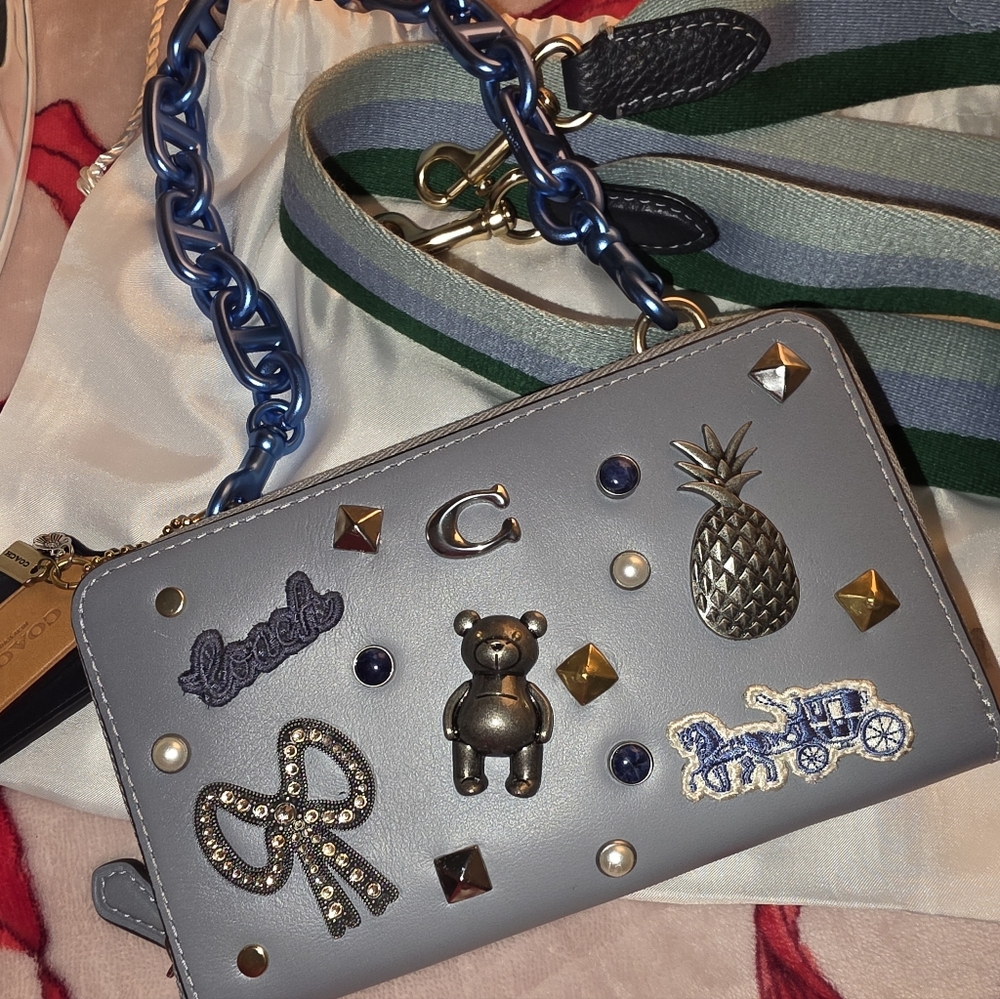 Rare Coach Upcrafted Double Up Creation Purses